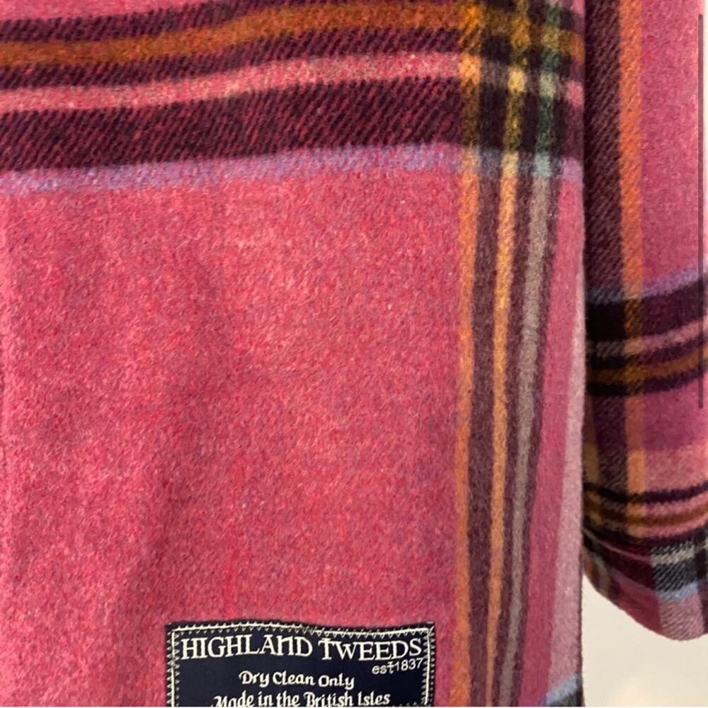 We11done Pink Wool English Check Shirt Jacket - Picture 8 of 10